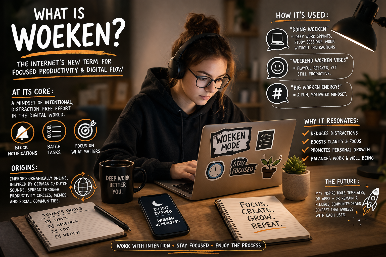 What Is Woeken? The Internet’s New Term for Focused Productivity and Digital Flow